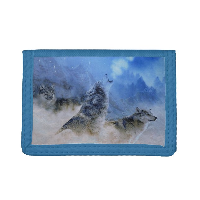 Wolf Spirits Trifold Wallet (Front)