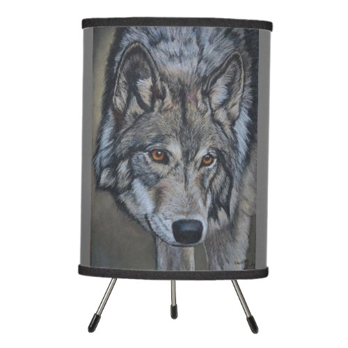 Wolf Stare Wildlife Art Lamp Shade