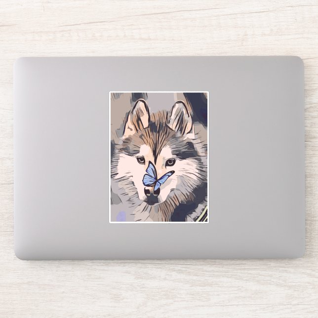 wolf sticker (Computer)