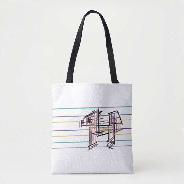 Wolf summer joy  tote bag (Front)