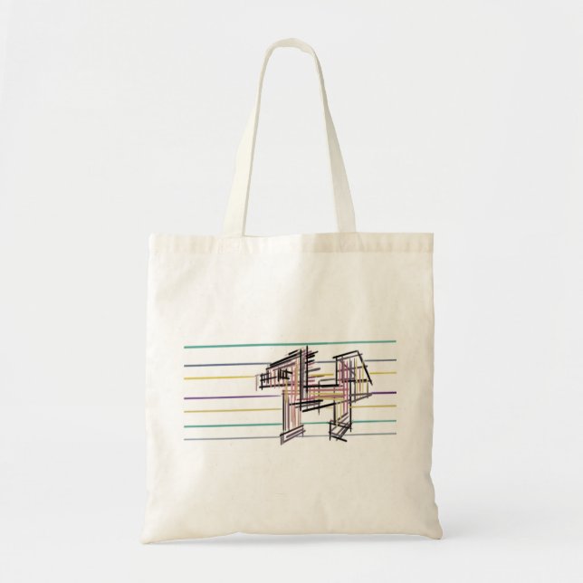 Wolf summer joy  tote bag (Front)