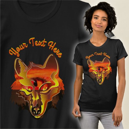 Wolf Sunset Eye 2106 T_Shirt