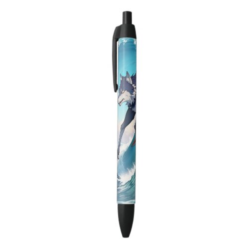 Wolf Surfing On Tittle Wave Pen