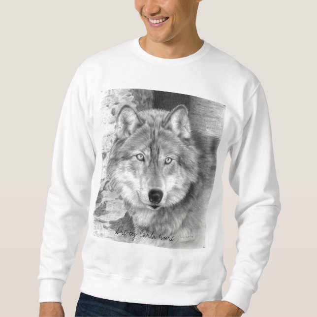 Wolf Sweatshirt, Unisex - for men or women Sweatshirt (Front)