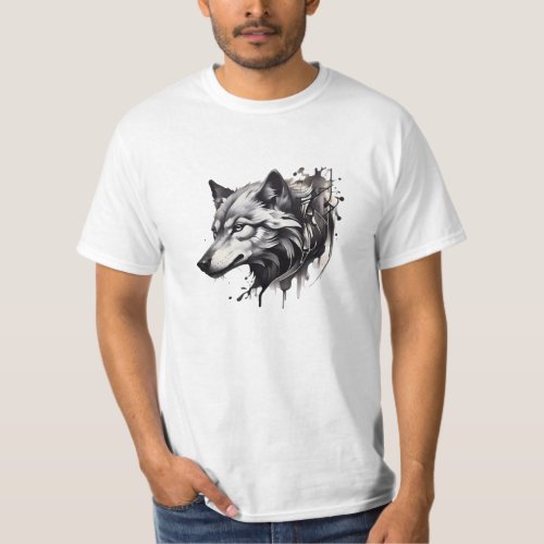 Wolf T_Shirt Collection Tattoo Style Designs 