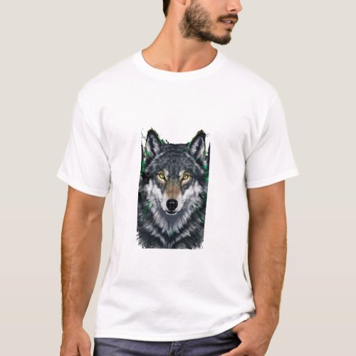 wolf T_shirt design 