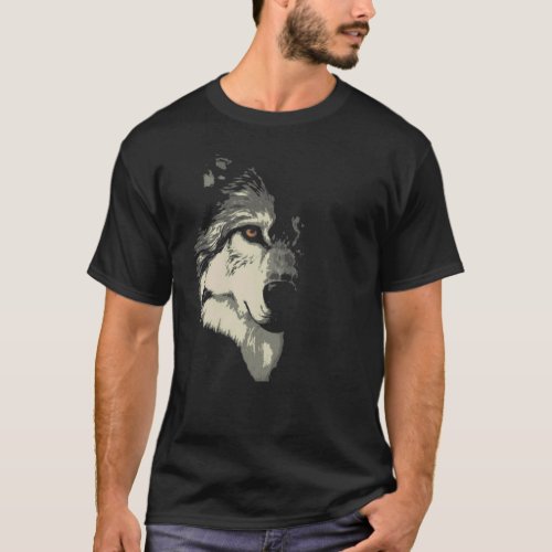 Wolf t_shirt wolf lovers T_Shirt