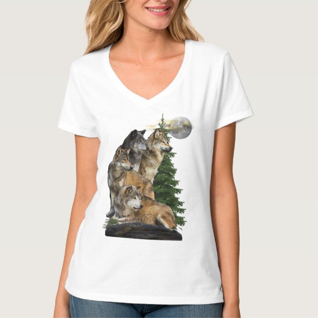 wolf  t-shirts (Front)