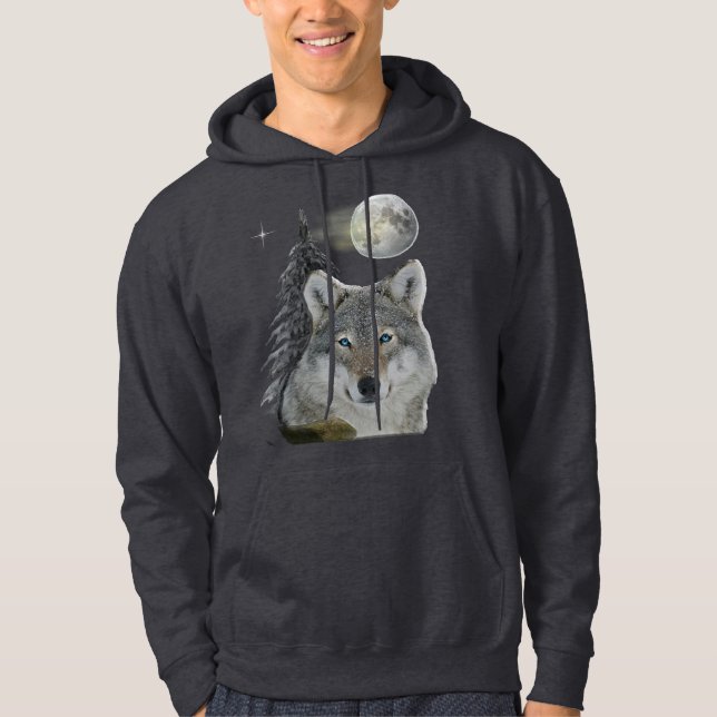 wolf-t-shirts hoodie (Front)