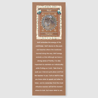 Wolf Teacher Energy Bookmarks