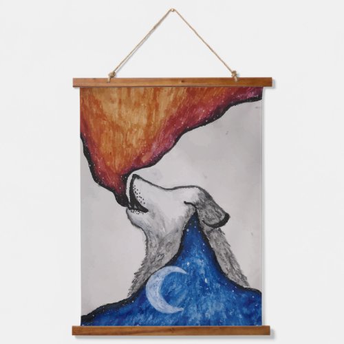 Wolf Tears  Hanging Tapestry