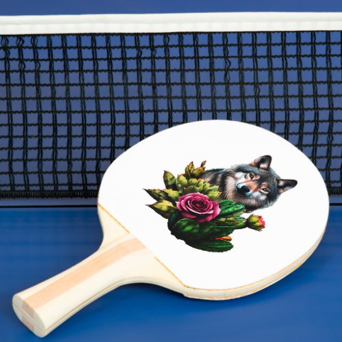 Wolf Three Ping Pong Paddle