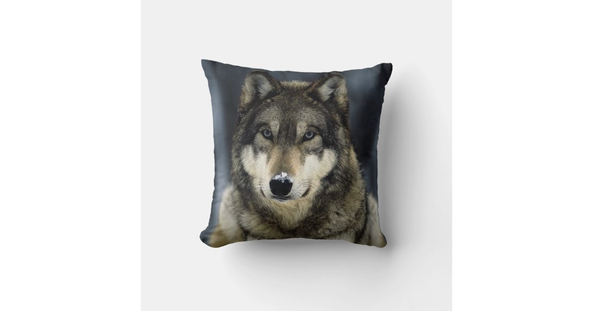 Wolf Throw Pillow Zazzle