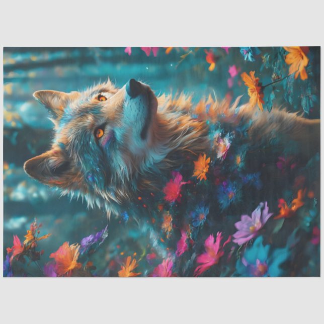 Wolf Tissue Paper (Front)