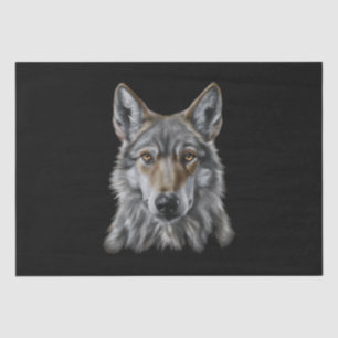 Wolf Tissue Paper