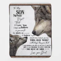 Baby wolf blanket outlet