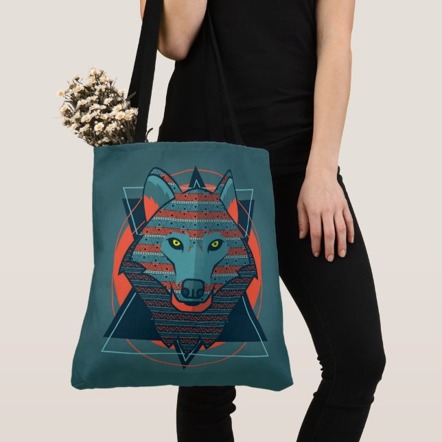 Wolf Tote Bag (Close Up)
