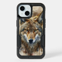 Wolf Totem Spirit Animal in Earthy Tones