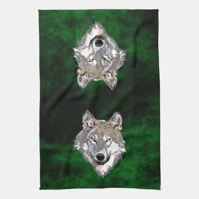 Wolf Towel (Vertical)