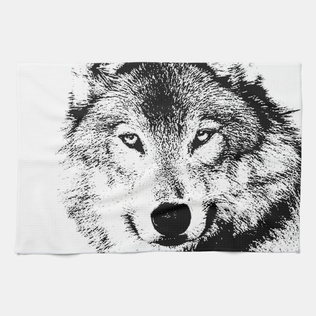 Wolf Towel (Horizontal)