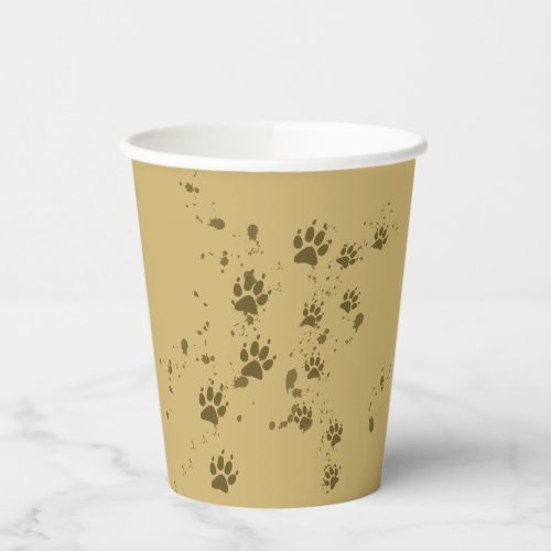 Wolf Tracks Paper Cup