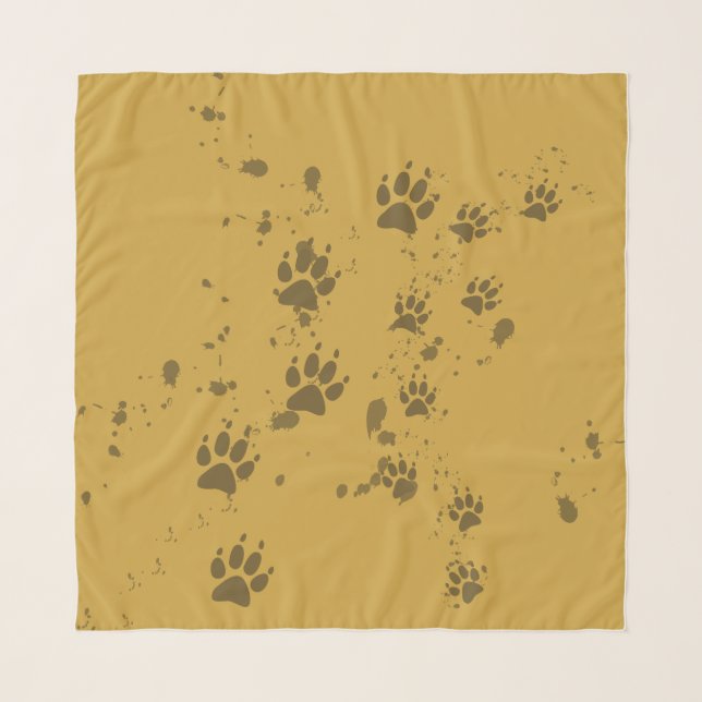 Wolf Tracks Scarf (Front)