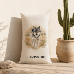 Wolf Trail Southwest Room Accent Lumbar Pillow