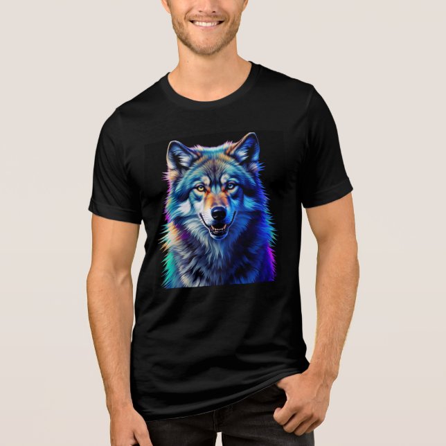 Wolf Tri-Blend Shirt (Front)