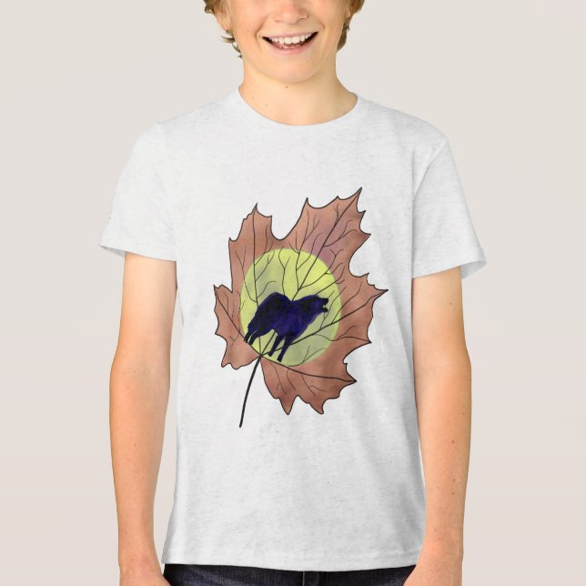 wolf Tri-Blend shirt (Front)