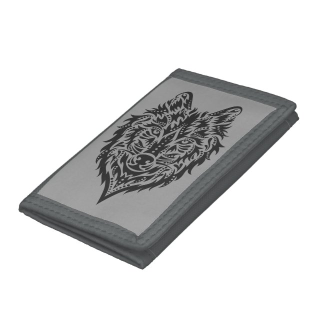 Wolf Tri-fold Wallet (Bottom)