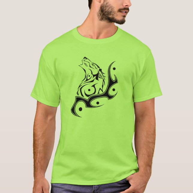 Wolf Tribal T-Shirt (Front)