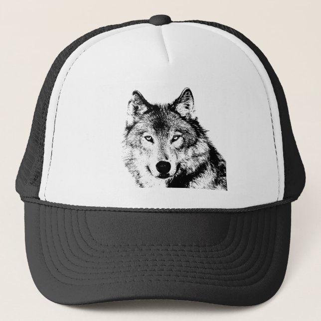 Wolf Trucker Hat (Front)
