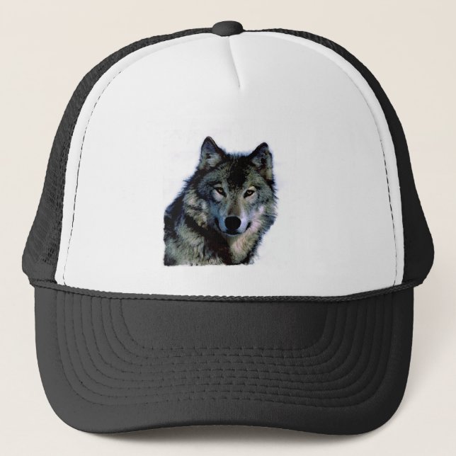 Wolf Trucker Hat (Front)