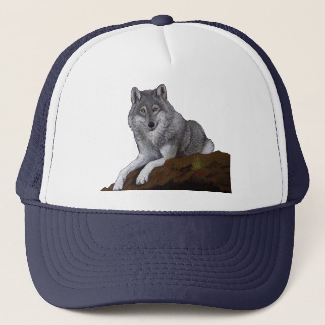 Wolf Trucker Hat (Front)