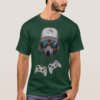 Wolf Video Game Player Gift Animal Wolf Gamer T-Sh T-Shirt