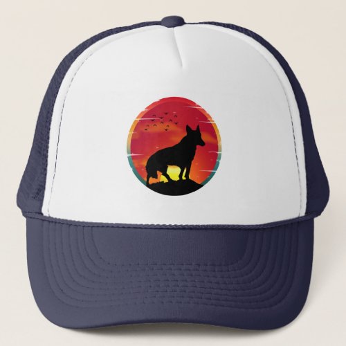 Wolf  Vintage Sunset Trucker Hat