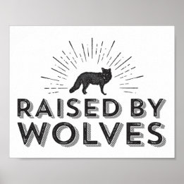 Wolf Wall Art for Nurseries and Kids Rooms