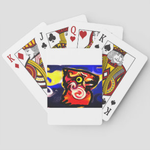 Wolf wave night poker cards