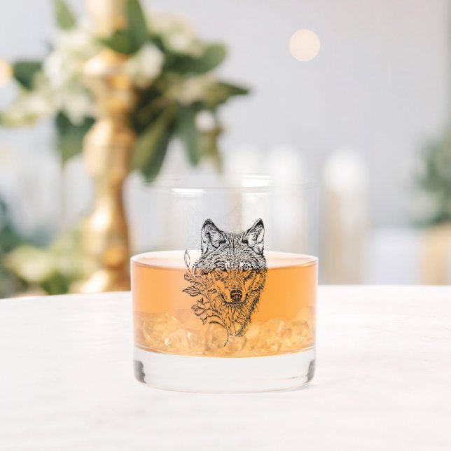 Wolf Whiskey Glass (Insitu (Wedding))