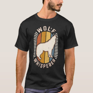 Wolf Whisperer Vintage Classic Retro Animal Love T-Shirt