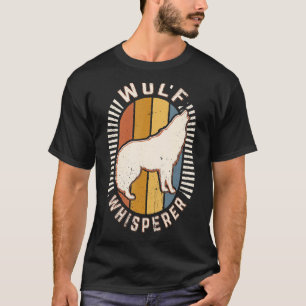 Wolf Whisperer Vintage Classic Retro Animal Love T-Shirt