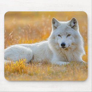Wolf Wild Animal Loving Portrait Mouse Pad