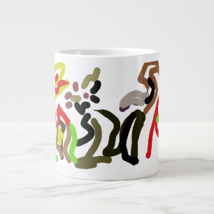 Wolf wild ink autumn giant coffee mug
