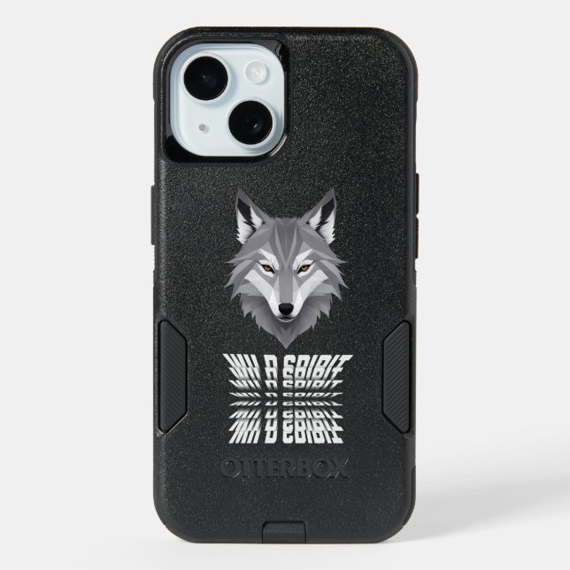 Wolf Wild Spirit iPhone 15 Case (Back)