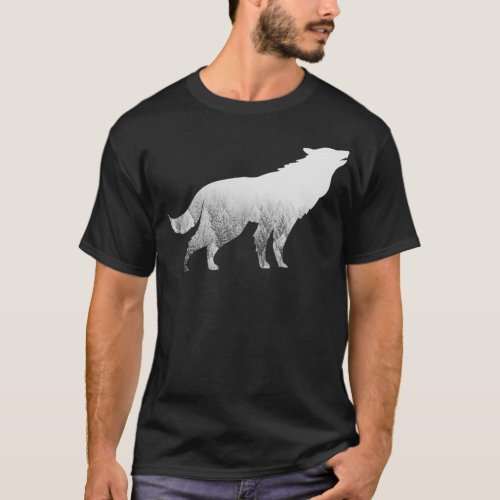 Wolf Wildlife Gift For Wildlife Nature Animals Gif T_Shirt