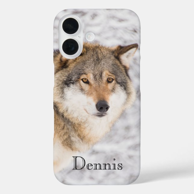 Wolf winter forest Case-Mate iPhone case (Back)