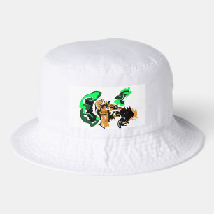 Wolf winter joy bucket hat