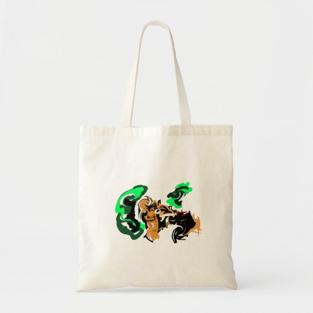 Wolf  winter  joy tote bag (Front)