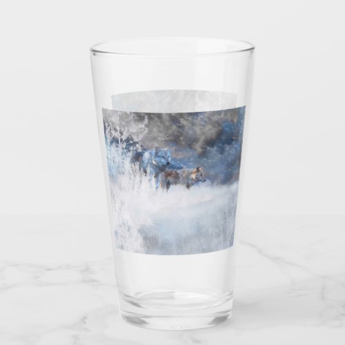 WOLF WINTER TERRITORIES GLASS