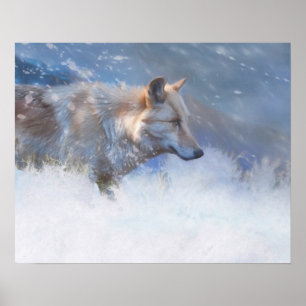 WOLF WINTER TERRITORIES POSTER